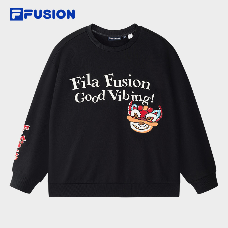 FILAFUSION斐乐情侣套头卫衣