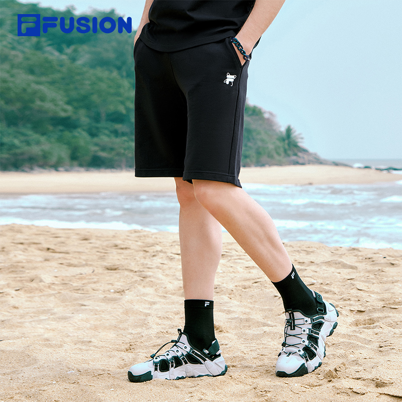 FILAFUSION斐乐潮牌针织五分裤