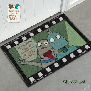 机器人之梦入户门地垫家用进门脚垫耐脏丝圈垫子防滑地毯可裁剪