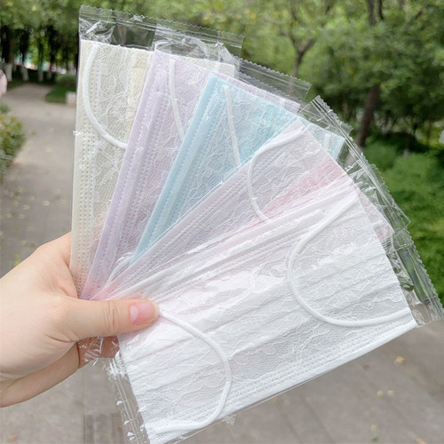 夏季薄款3层网纱口罩透气高颜值