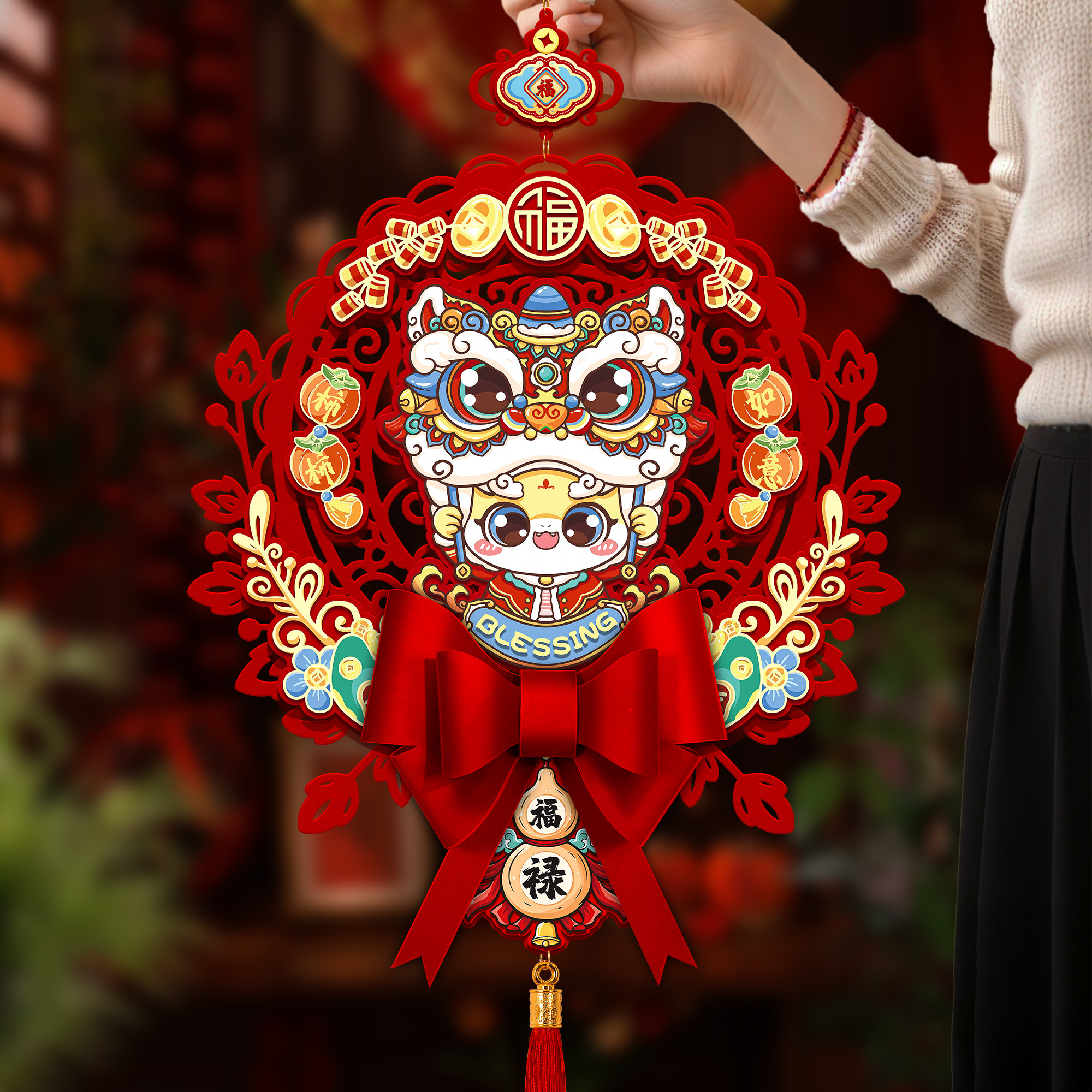 2026新款马年福字挂件春节入户门背景墙装饰过年挂饰氛围布置用品,节庆用品/礼品,挂饰/生肖挂饰,淘宝优惠券,粉丝福利购,淘宝优惠卷