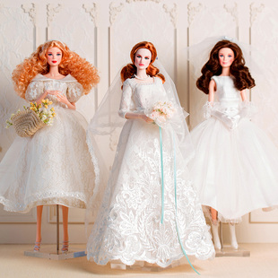 金标超模娃娃时尚女生礼物潮玩具礼盒套装梦中的婚礼手办25年新款