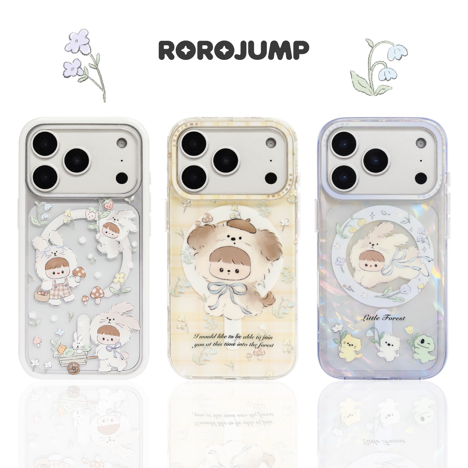 肉肉酱小森林适用iPhone17promax磁吸手机壳苹果16pro原创新款15防摔光面imd华为Mate70Pro+姐妹款卡通保护套,3C数码配件,手机保护套/壳,淘宝优惠券,粉丝福利购,淘宝优惠卷