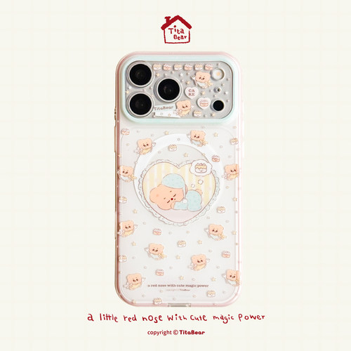 Titababy系列-Tita蛋糕小天使适用iPhone17promax磁吸手机壳原创新款磨砂薄款二合一防摔苹果16保护套15pro