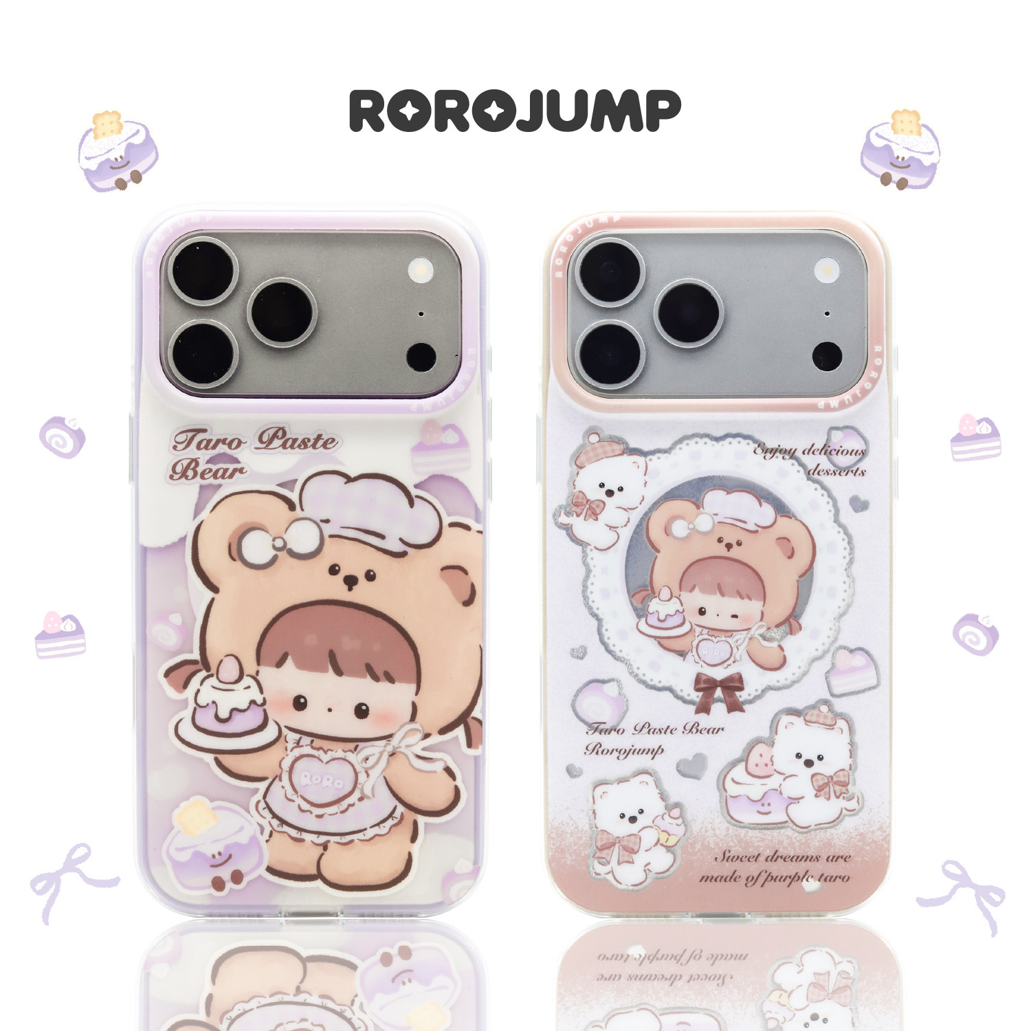 肉肉酱芋泥小熊原创磁吸手机壳适用iPhone17Promax原创新款16肤感二合一15卡通可爱14百搭华为款女,3C数码配件,手机保护套/壳,淘宝优惠券,粉丝福利购,淘宝优惠卷