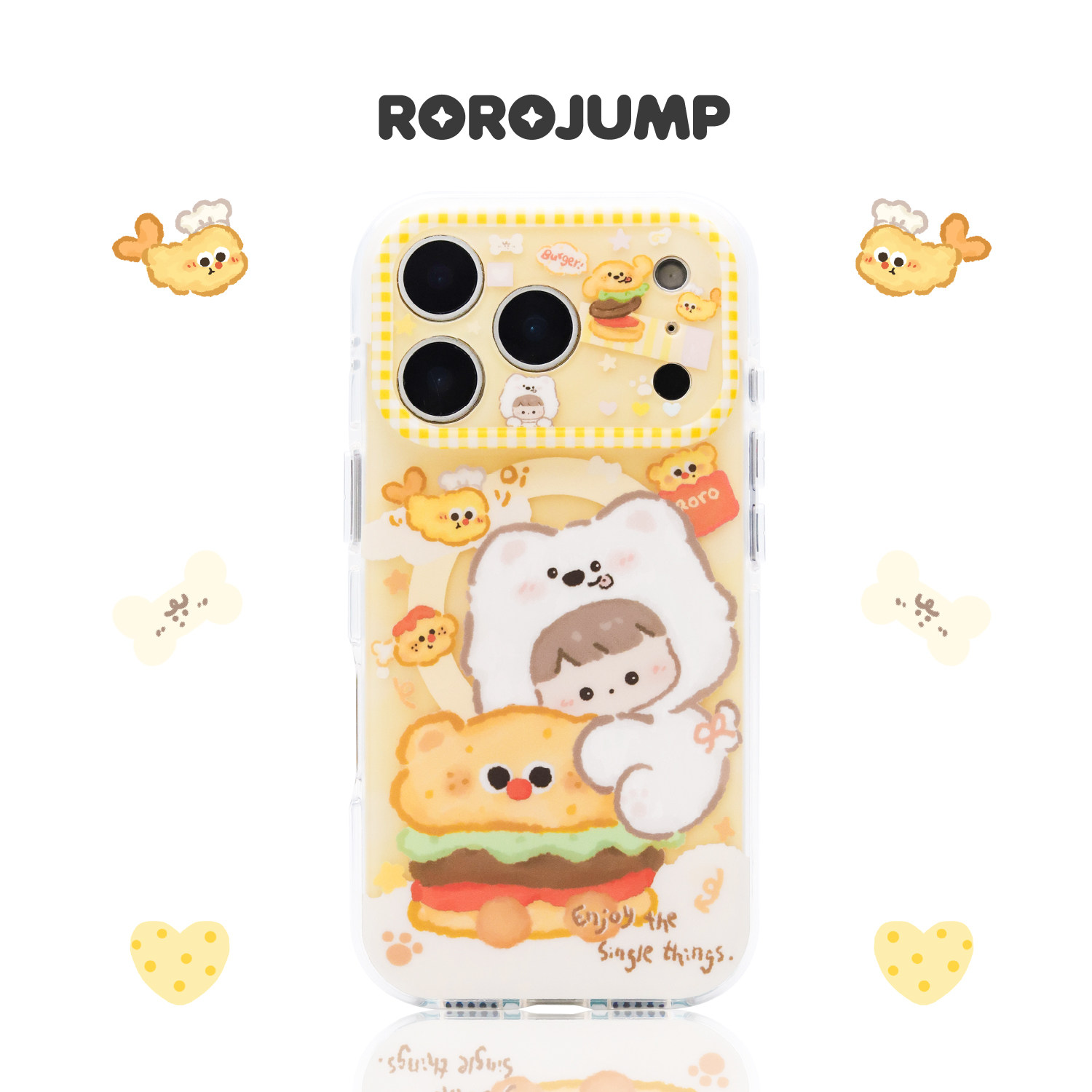 肉肉酱汉堡小狗适用iPhone17promax磁吸手机壳原创新款防摔苹果16保护套磨砂360圆边气囊精孔15pm卡通可爱