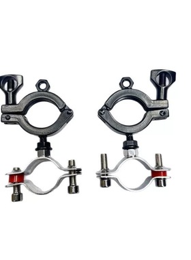 适用FJ酷路泽普拉多BJ40坦克300管状行李架脱困版牧马人铁铲支架