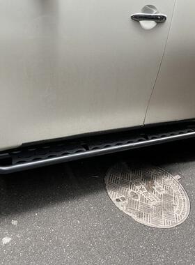 适用日产途乐Y62双管脚踏板Patrol大梁越野竞技侧护杠上下车踏板