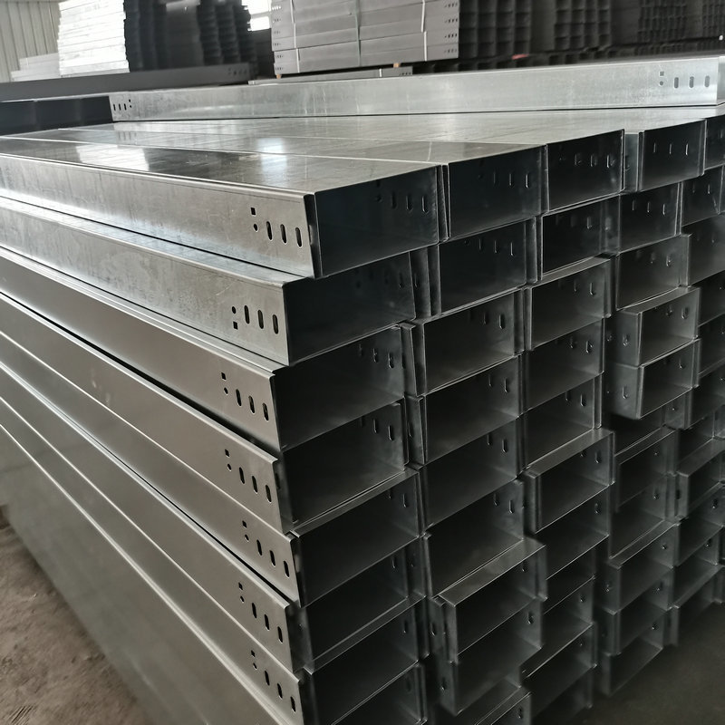线槽喷塑桥架电缆桥架200x100金属槽盒喷塑槽式防火桥架电缆桥架