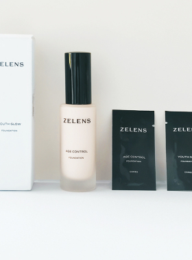 zelens粉底液小样片装age/youth试色养肤奶油肌遮瑕持久官方授权