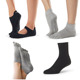 男袜 普拉提袜瑜伽袜五指防滑袜BASE33不分趾袜大码 Toesox正品 男士