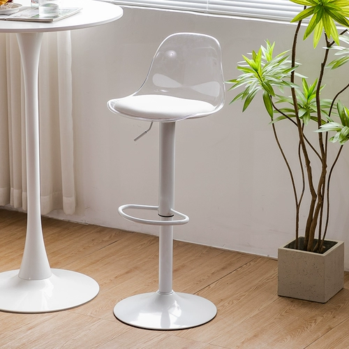 Бар Стул Современный Минималистский Высокий Стул вращается на стойке регистрации кассир, подняв дом высокий стул обратно на свет роскошного бара кресла