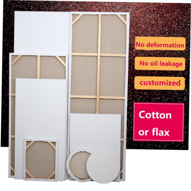 painting canvas blank pane square mounted Art Cotton flax