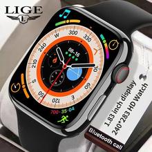 LIGE New Smart Watch Women Sports Men Smartwatch Ladies Blue