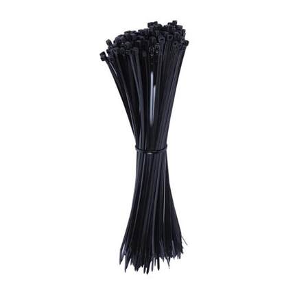 黑色优质自锁式尼龙塑料扎带3 100 20 15 30cm固定电线捆扎线束带
