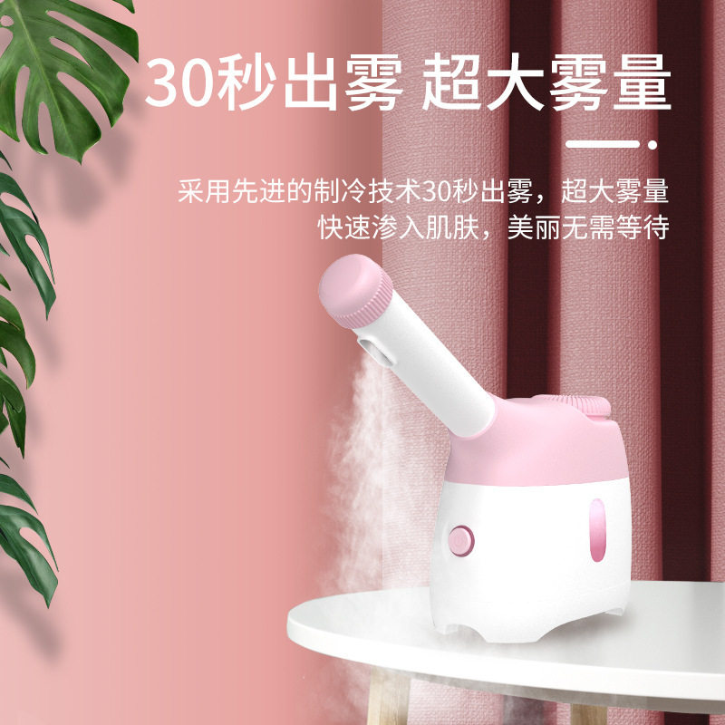 蒸脸器冷热喷香薰蒸脸仪精油果蔬脸部加湿喷雾器美容补水仪