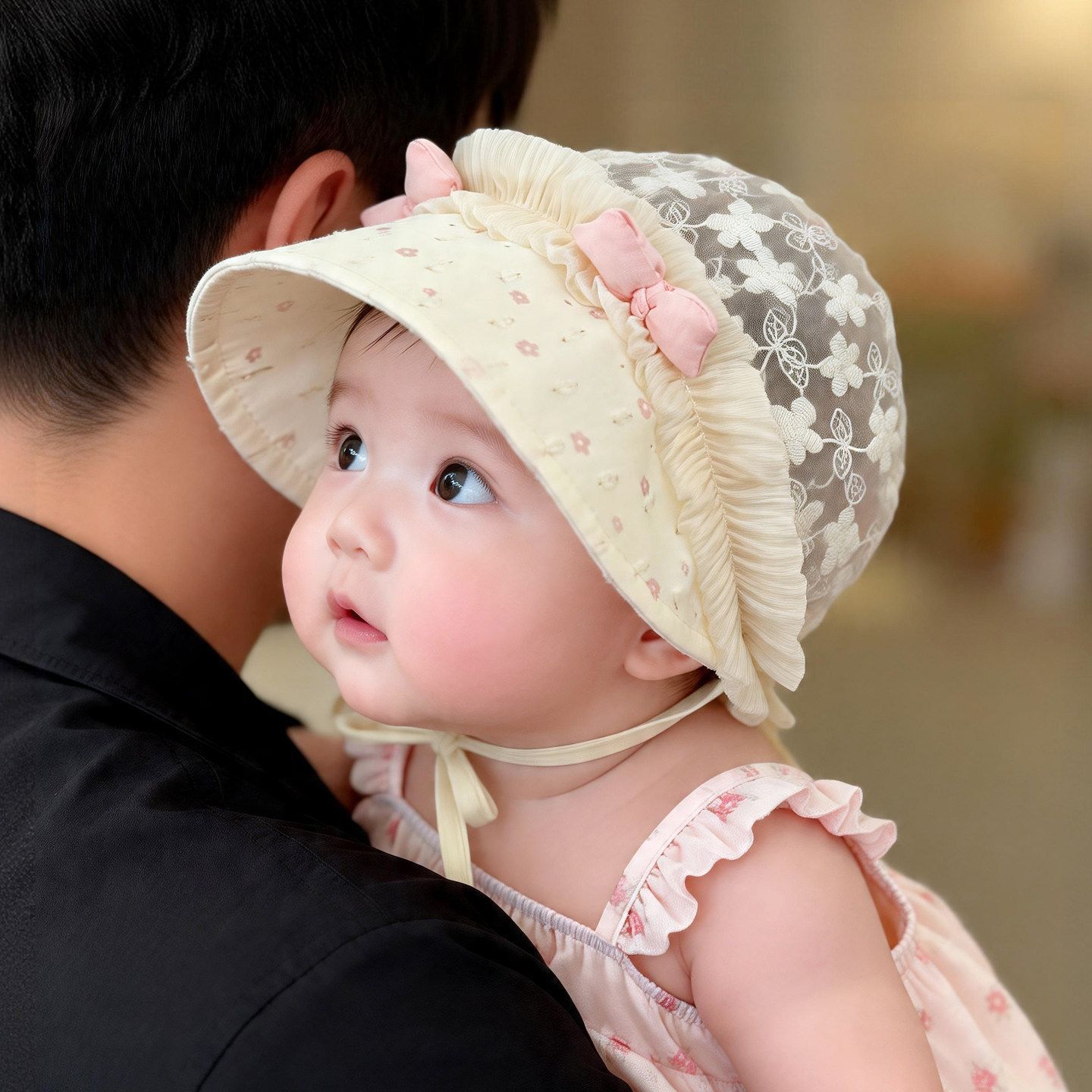 婴幼儿帽子夏季薄款遮阳防