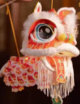 元宵节瑞宝醒狮鱼灯灯笼手工diy材料包儿童手提花灯小玩具吉祥物