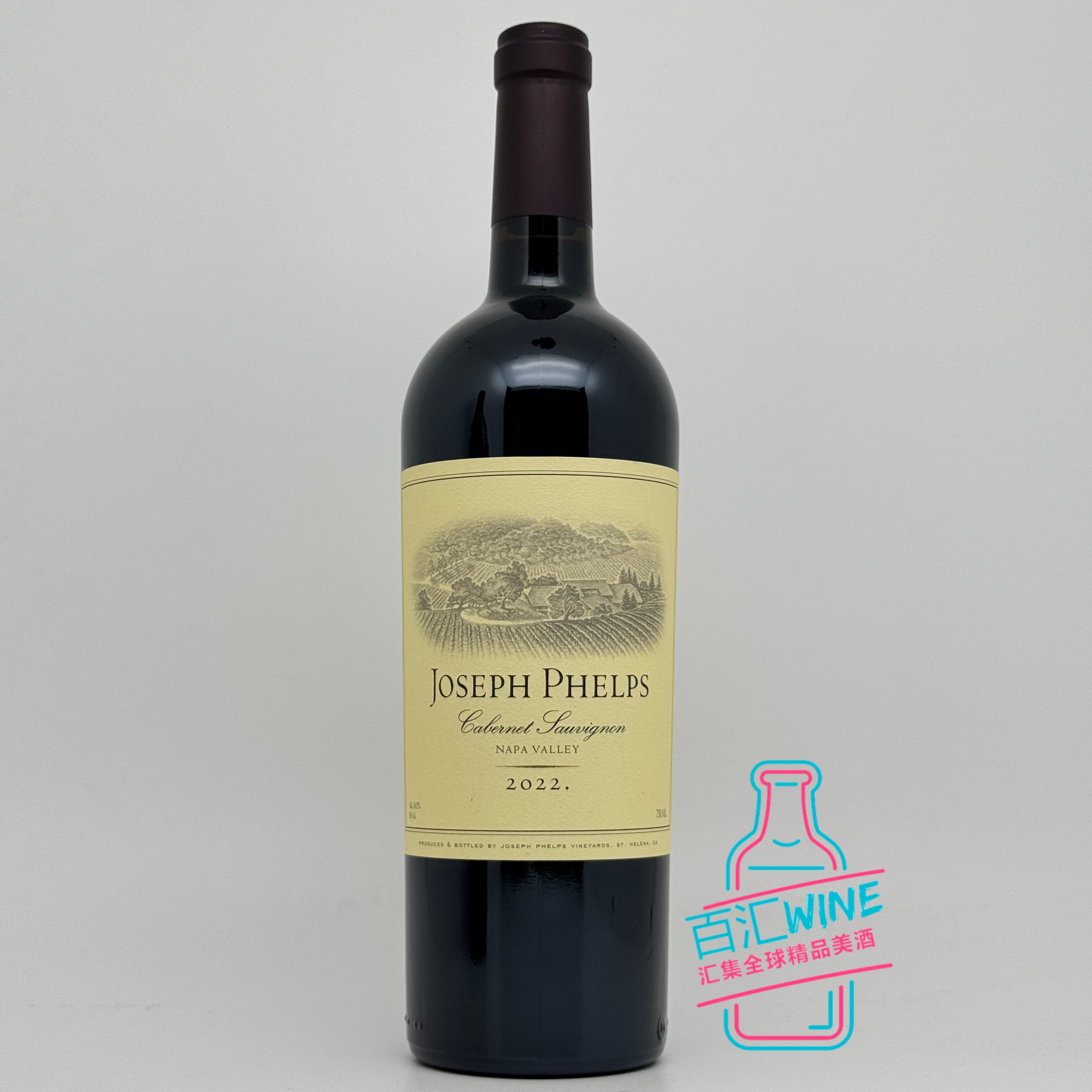 美国纳帕谷 约瑟夫菲尔普斯赤霞珠红葡萄酒 小徽章Joseph Phelps
