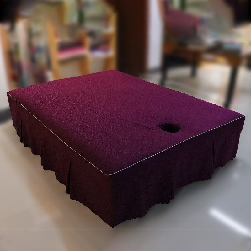 泰式按摩床罩带洞美容床单罩理疗床笠防滑固定床垫可定制保护床套