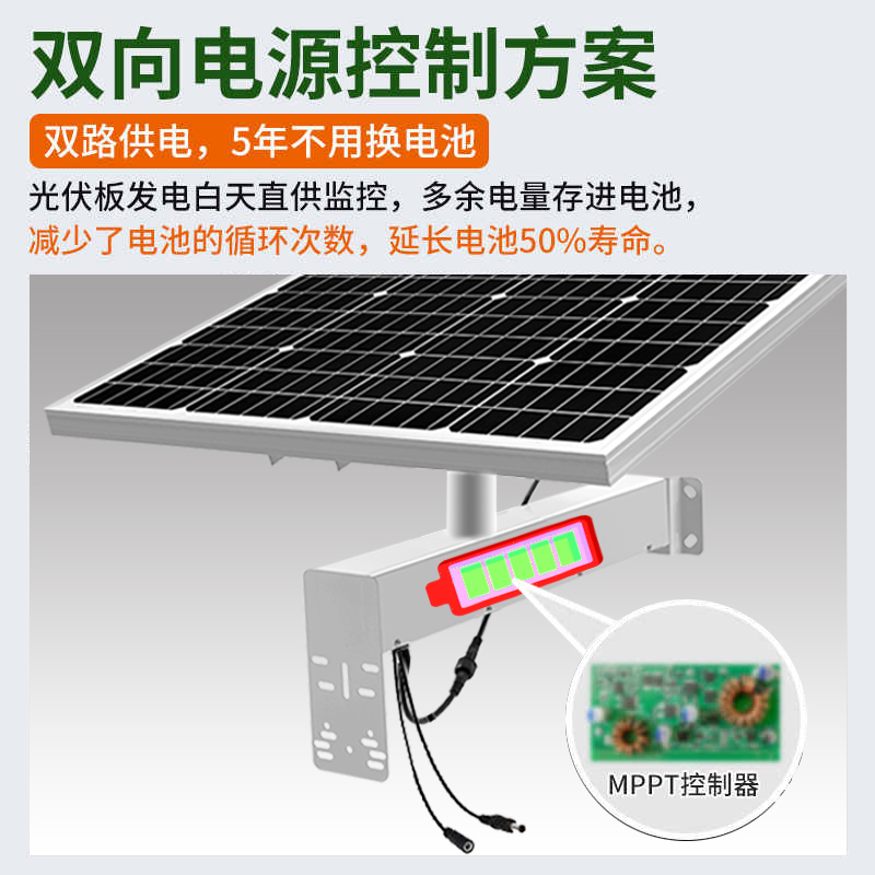 海康大华通用太阳能供电电池组件