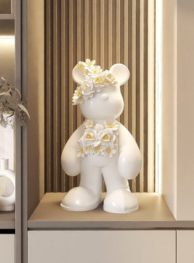 时尚暴力熊装饰品客厅入口电视柜酒柜桌面家居装饰治愈生日礼物