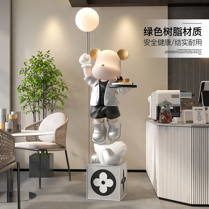 安妮拾光暴力熊月球灯/托盘收纳