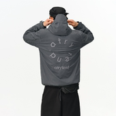 ATRY格纹撞色夹克外套男春季 新款 潮牌户外休闲透气高领连帽冲锋衣