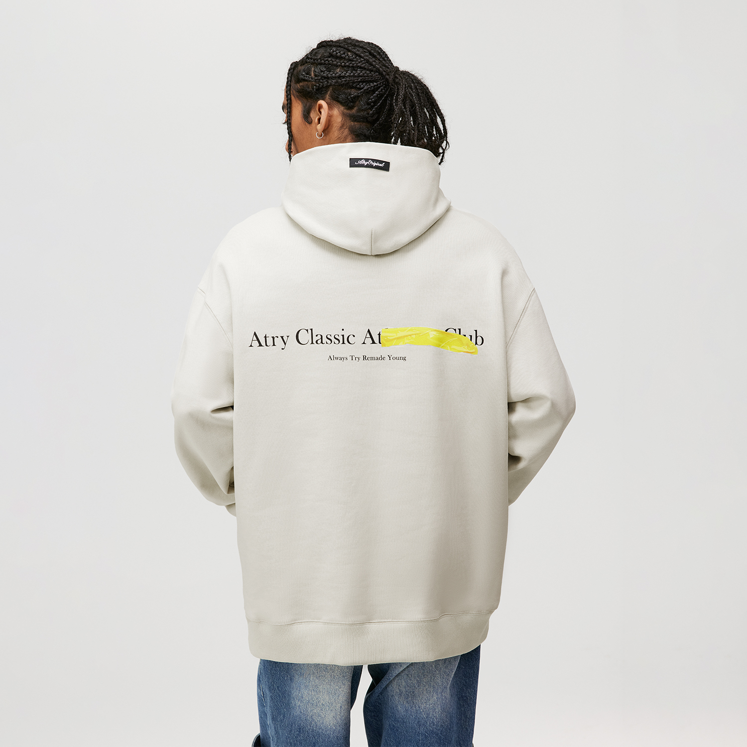 字母标语长袖上衣ATRY