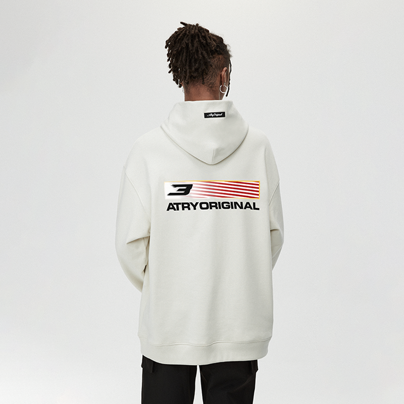 ATRY美式复古宽松休闲连帽卫衣