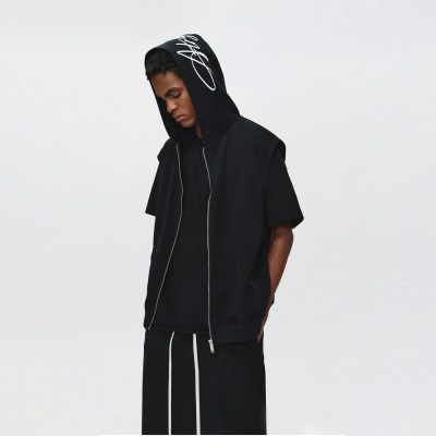 帽子LOGO系列针织刺绣马甲