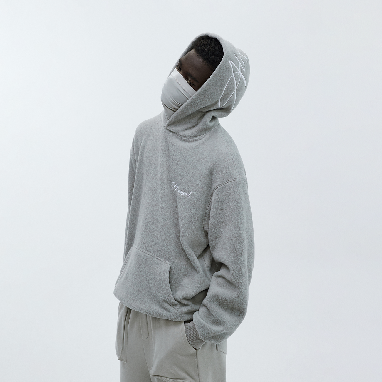 摇粒绒连帽卫衣ATRY保暖帽衫