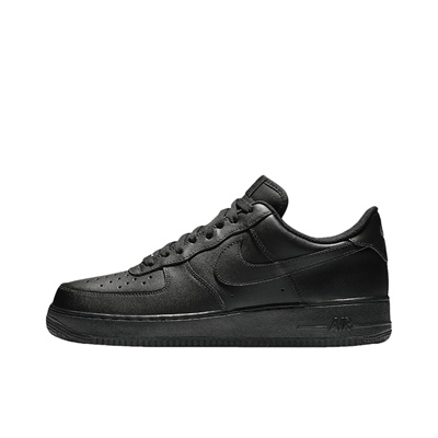 耐克Nike Air Force 1 AF1纯黑空军一号黑武士休闲板鞋CW2288-001