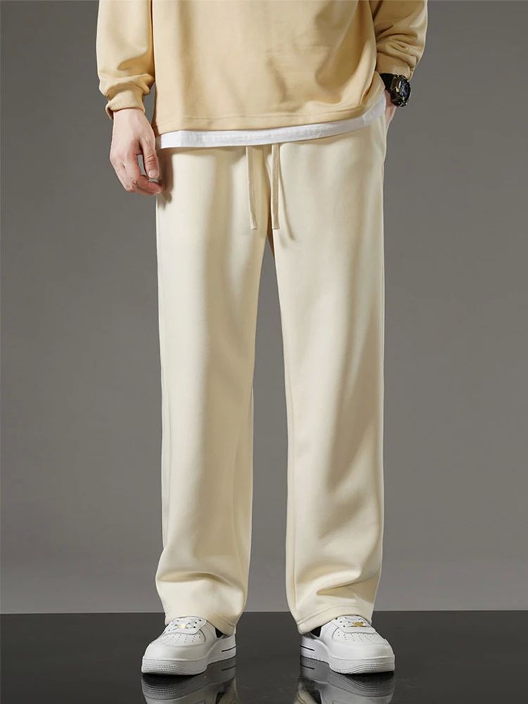 Spring Autumn Men Sweatpants Korean Fashion Sportswear Draws 男装 休闲裤 原图主图