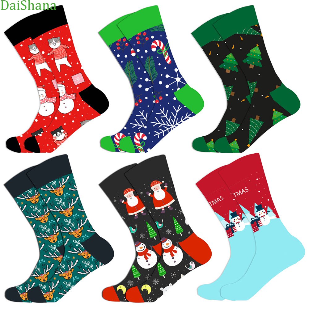daishana cotton christmas socks unisex new arrival autumn wi