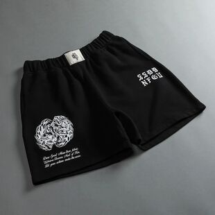 Wolves Homme Shorts Darc Summer Casual New Cotton Men