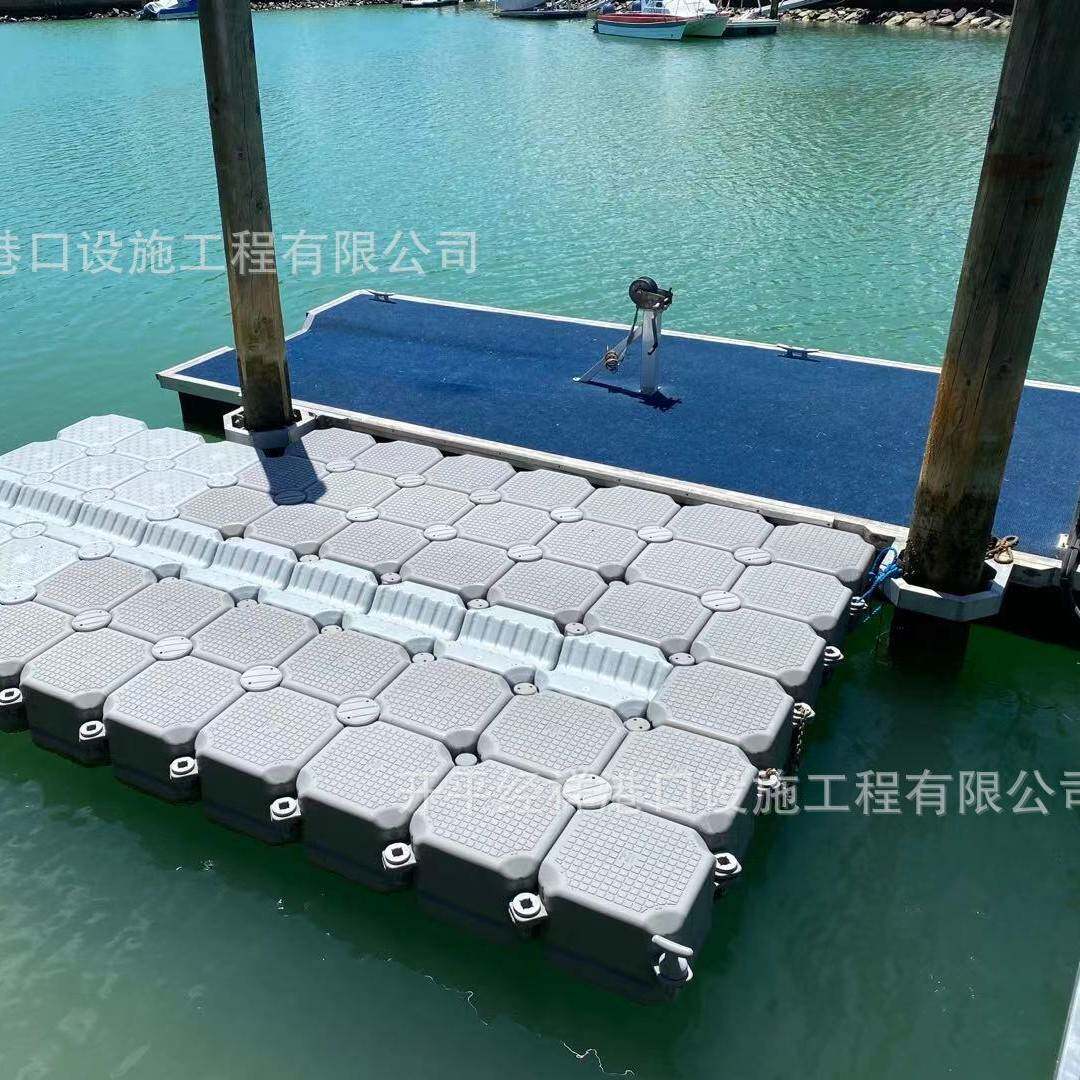 全新料质保5年水上浮筒浮箱浮台舞台 活动平台浮动码头 快艇泊位
