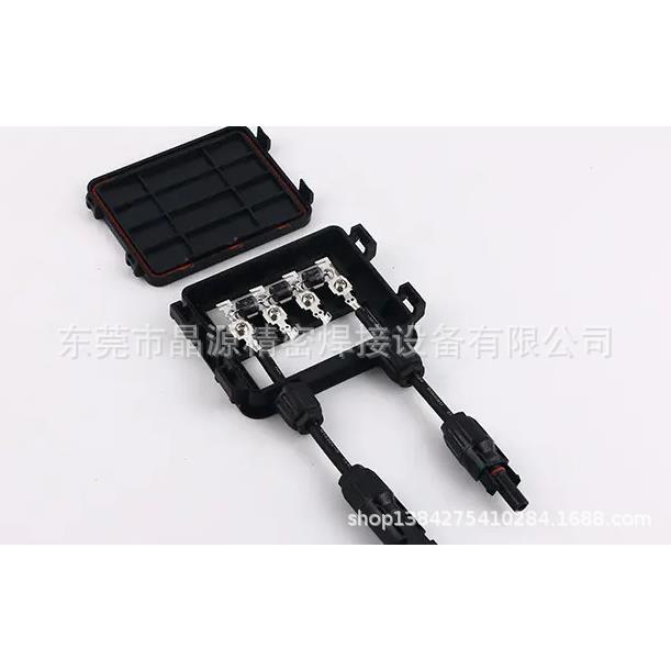 新能源光伏接线盒线束与铜端子焊接机