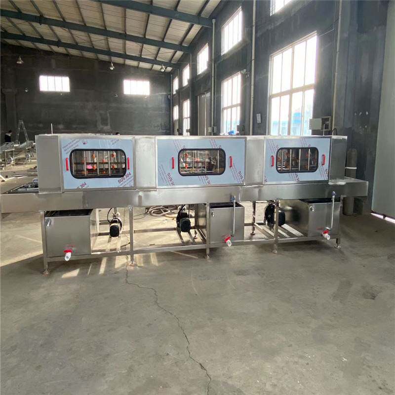 洗筐机快速清洗厂家 烧烤熟食筐四面喷淋清洗机
