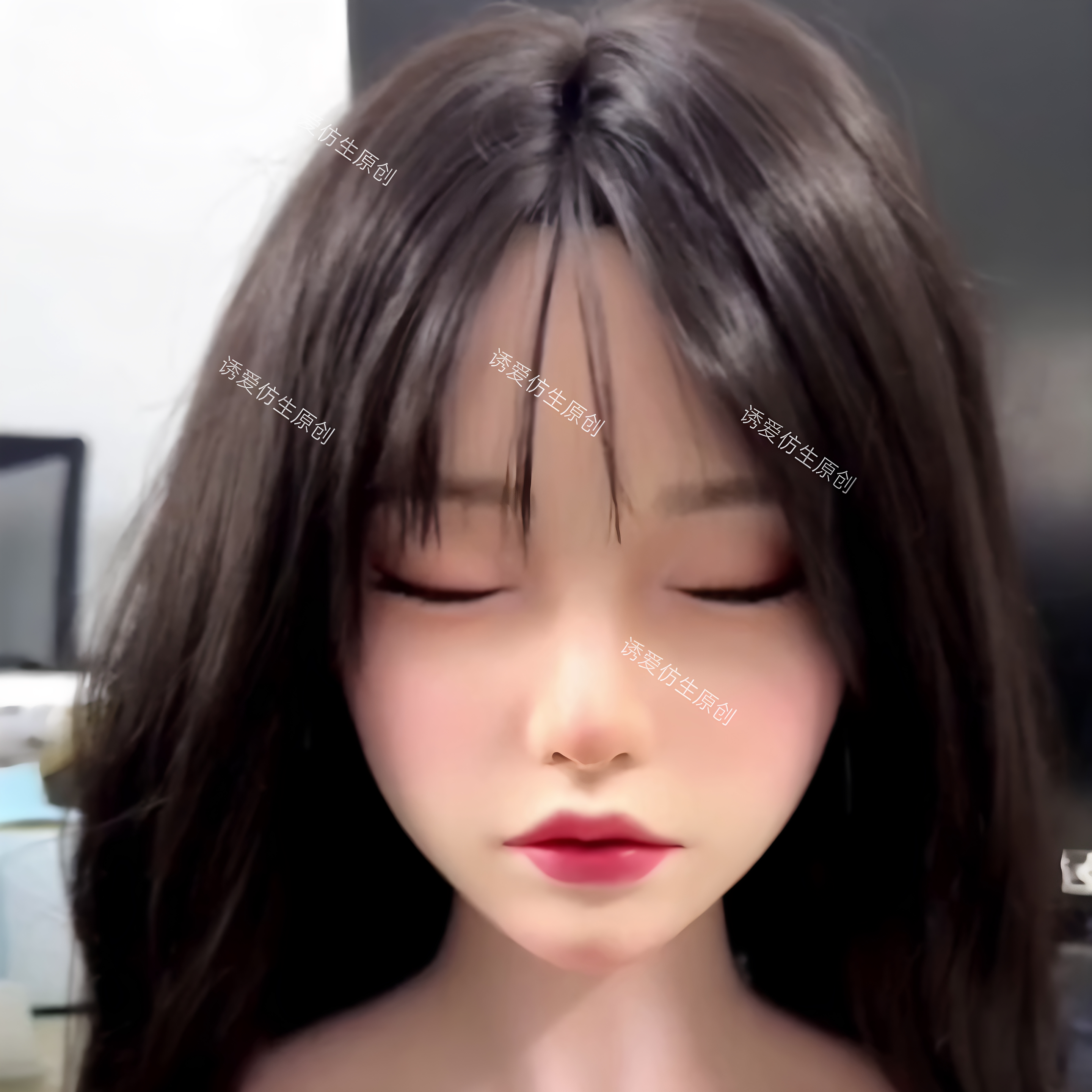 硅胶仿真头雕硅胶模特头部