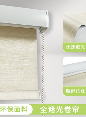 电动遮光卷帘窗帘升降卷拉式客厅卧室书房 接入米家 苹果 Homekit