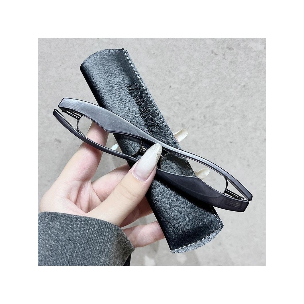 360度旋转折叠老花镜 超轻树脂便携男女时尚优雅远视老光镜包邮