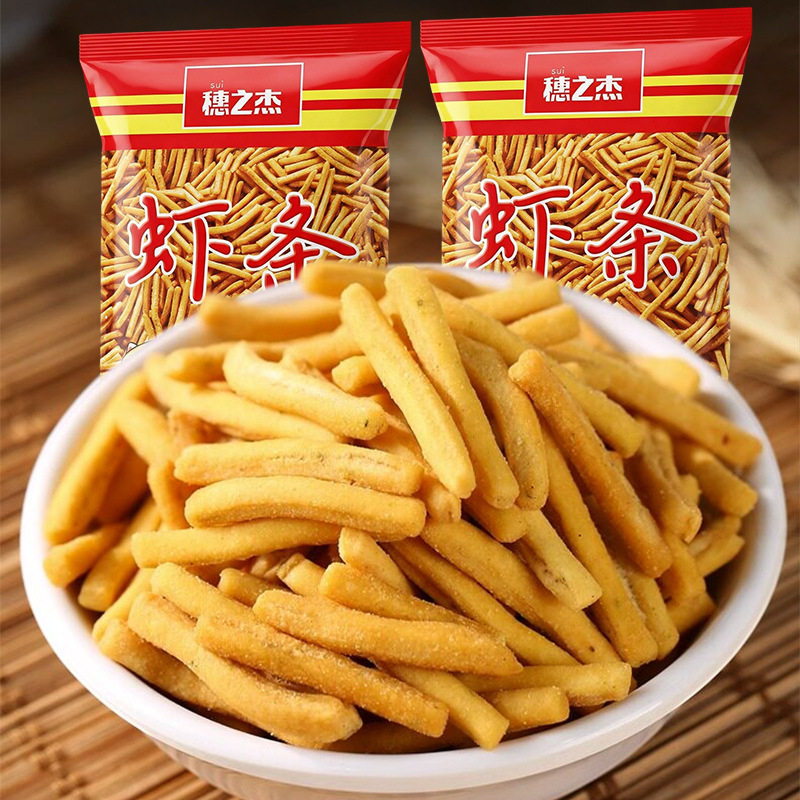 穗之杰虾条蜜汁烤翅味咪味膨化图片