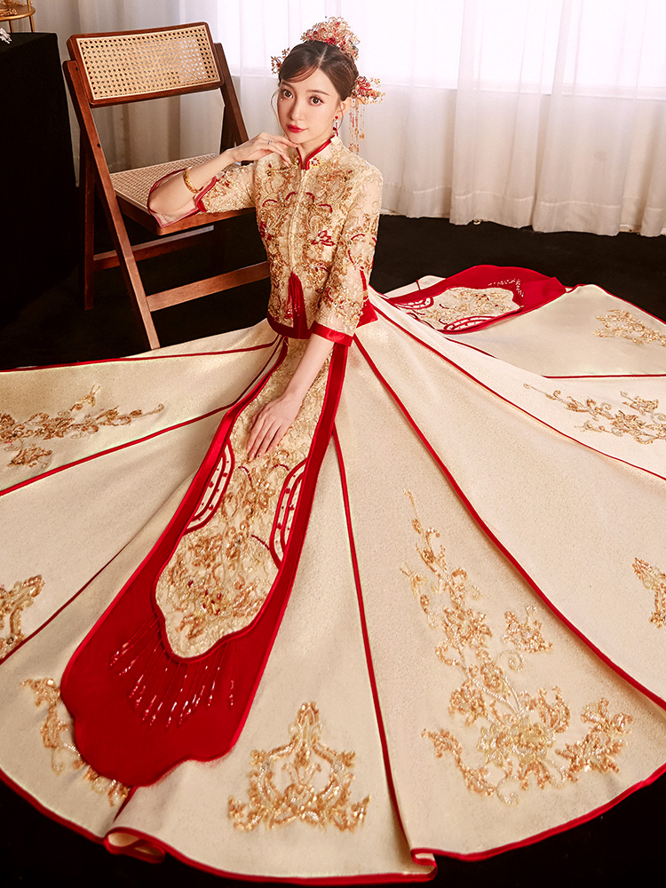 出租春季秀禾服新娘龙凤褂敬酒服