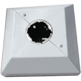 底座盖板圆形路灯法兰装饰件照立柱盖子方形罩子监控立杆底部装饰