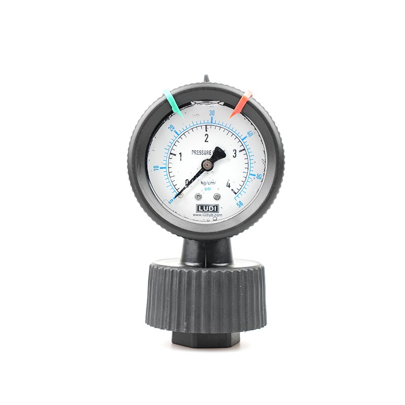 水处理专用PP隔膜压力表多规格PCB专用耐酸碱耐腐蚀多规格隔膜表