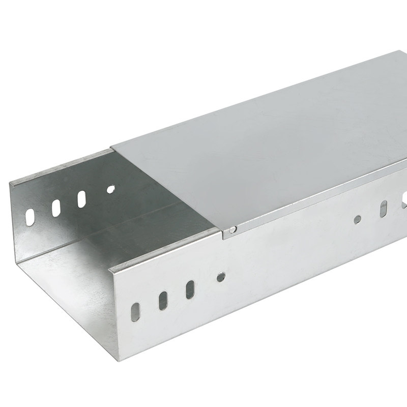 槽式防火喷塑金属镀锌电缆桥架线槽强弱电大跨距304不锈钢200*100