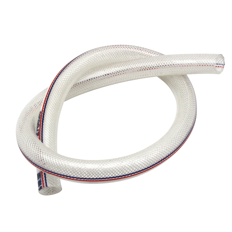 PVC纤维强管压透明塑料软管耐压耐温蛇皮管防冻pvc网纹管