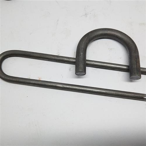 A3圆钢折弯加工直角U型钢筋把手方框架铁条方形圆环圆圈实心铁棒L