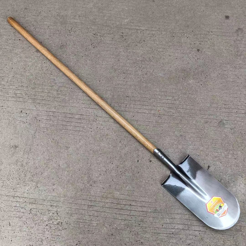 燕南钢锹重型加厚高碳钢木质柄挖树专用尖头神器挖树根工具移树锹